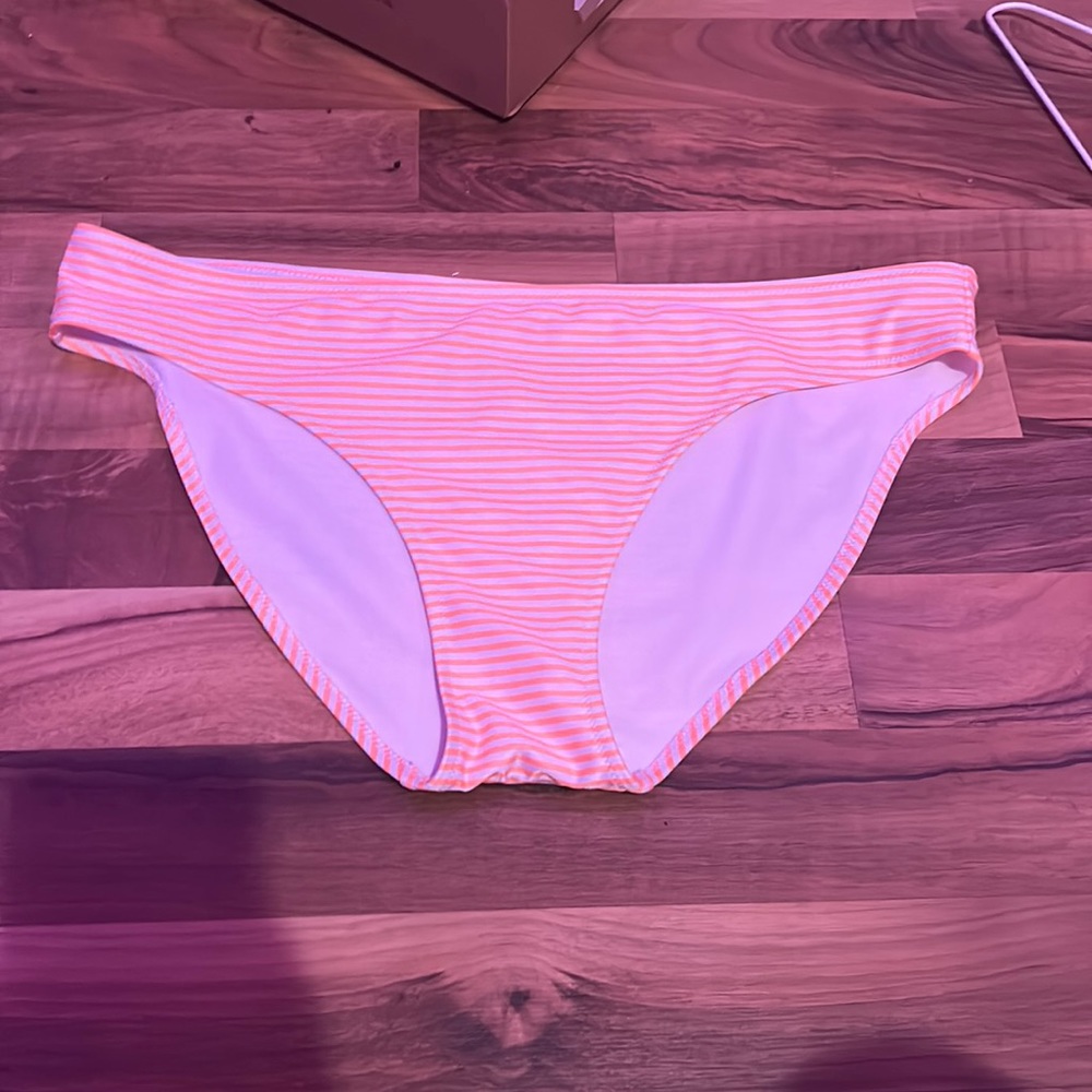 Stripped orange bottoms